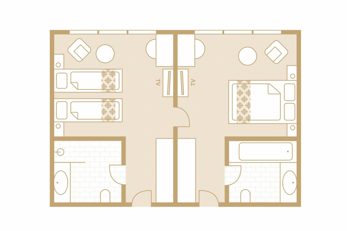 Layout of Family Room