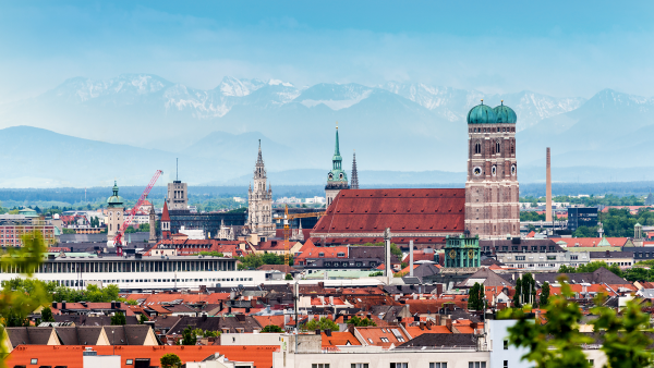 München mit Frauenkirche